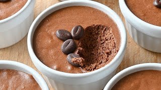 Recette mousse au chocolat et au café [upl. by Nerb]