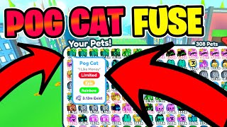 FUSING METHOD for RAINBOW POG CAT  POG DOG  Pet Simulator X [upl. by Myer]