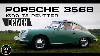 PORSCHE 356B  4K  356 B T5 1600 Reutter 1960  BT5 Drive in top gear with engine sound  SCC TV [upl. by Ramat]