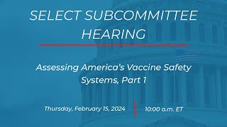 Select Subcommittee Hearing [upl. by Krissy]