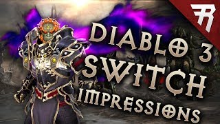 Diablo 3 Eternal Collection Nintendo Switch Impressions amp Gameplay [upl. by Airekahs]