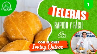 Como hacer TELERAS rápido y fácil con el chef Irving Quiroz Parte 1 [upl. by Drofla]