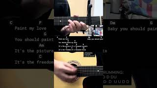 Paint My Love  Michael Learns To Rock  Easy Guitar Chords Tutorial For Beginners guitarlesson [upl. by Llenor]