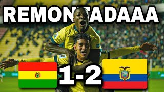 BOLIVIA vs ECUADOR 12 REACCIÓN DE COLOMBIANO [upl. by Orji]