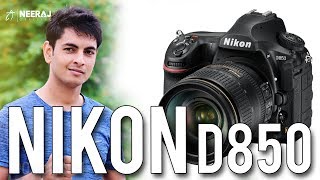 Nikon D850 DSLR Camera Review In HINDI [upl. by Eisiam]