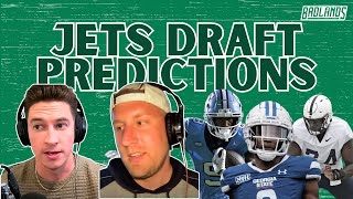 New York Jets NFLDraft Predictions BADLANDS SENIOR BOWL [upl. by Carvey]