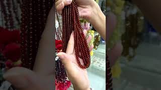 Hessonite Garnet Beads in Rondelle Shape❤ [upl. by Andi]