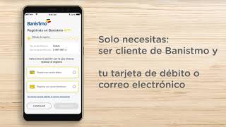 Banistmo App  Registro [upl. by Nodababus]