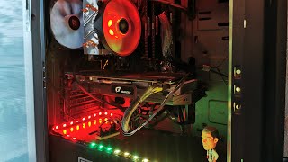 Deepcool Gammaxx 300 R Red Led  Installation for AMD Processor [upl. by Naxela]