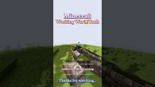 Working Tank In Minecraft Java EditionPoojav Launcher minecraftbuildhacks minecraftjavaedition [upl. by Leugim]