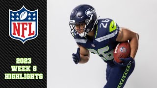 Seahawks Rookie RB Zach Charbonnet ALL TOUCHES In Week 8  2023 FULL Highlights vs Browns [upl. by Naik]