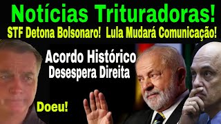 SÁBADO SENSACIONAL STF CONFIRMA PANCADA EM BOLSONARO LULA MUDARÁ COMUNICAÇÃO DIREITA DESESPERA [upl. by Aubrie]