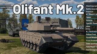 🇬🇧Olifant Mk2 Gameplay  War Thunder Mobile Gameplay  No Commentary [upl. by Haskell798]