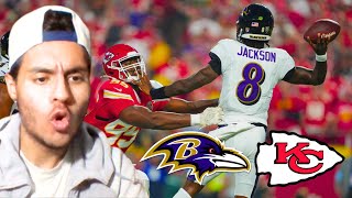 RAVENS VS CHIEFS REACTION HIGHLIGHTS [upl. by Eedak843]