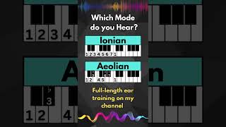 Ear Training  Ionian vs Aeolian Modes 5 [upl. by Fergus925]