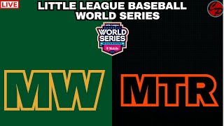 Midwest vs Metro LITTLE LEAGUE BASEBALL WORLD SERIES LIVE GAME CAST amp CHAT [upl. by Aimej]