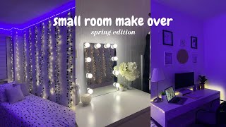 small room make over  je redécore et réorganise ma chambre pour le printemps ✨ [upl. by Matlick]