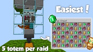 Easiest Raid Farm for Minecraft Bedrock 120 [upl. by Telfore508]