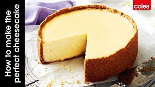 The Perfect Baked New York Cheesecake [upl. by Sarette]