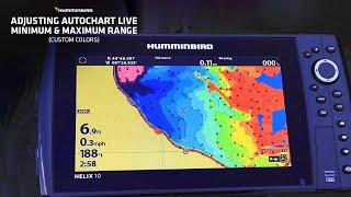 Humminbird HELIX AutoChart Live Range  Custom Colors [upl. by Norak]