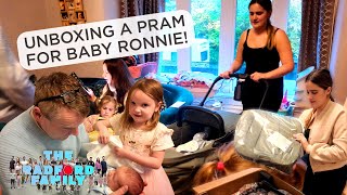 Unboxing A Pram For Baby Ronnie  The Radford Family [upl. by Nnyltak]