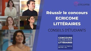 Découvrez le concours ECRICOME LITTÉRAIRES grâce aux témoignages détudiants [upl. by Einaffets]