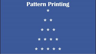 C Practical and Assignment ProgramsPattern Printing 6 [upl. by Hilel]