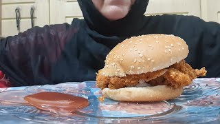 Crispy Zinger Burger Mukbang ASMR [upl. by Aziar550]