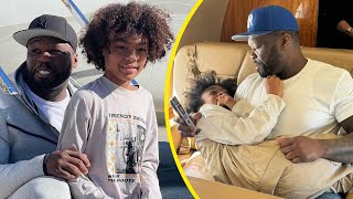 50 Cent Surprises Son Sire With A Special Gift At His Birthday Bash  Happy Birthday Young King Sire [upl. by Enimaj]