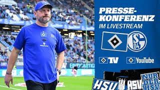 RELIVE MATCHDAYPRESSEKONFERENZ I HSV vs FC Schalke 04 I 13 Spieltag [upl. by Mungam205]