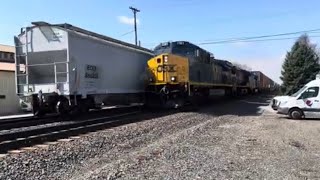 CSX heading east through Arcanum Ohio [upl. by Piers]