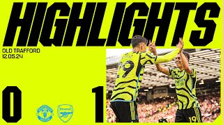 TROSSARD PUTS US TOP  HIGHLIGHTS  Manchester United vs Arsenal 01  Premier Leaguea [upl. by Elleb]