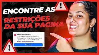 COMO LOCALIZAR ALERTAS DE CONTEÃšDOS COM RESTRIÃ‡ÃƒO NO FACEBOOK  MONETIZAÃ‡ÃƒO FACEBOOK [upl. by Leyla]