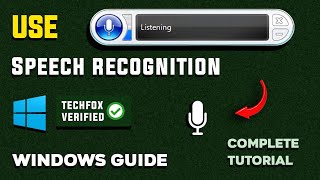 How to Use Speech Recognition in Windows  Full Guide [upl. by Amor]