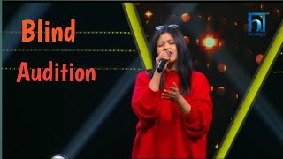 Deeksha J Thapa quotJunkeriFirefliesquot The Voice of Nepal  Blind Audition  Best Performance Ever [upl. by Arias939]