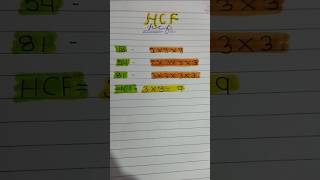 HCF by prime factorization method  Class 6th maths ncert [upl. by Anyehs424]