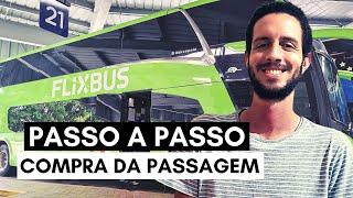 COMO COMPRAR PASSAGEM DE ÔNIBUS BARATA PELA FLIXBUS  PASSO A PASSO [upl. by Carrel]