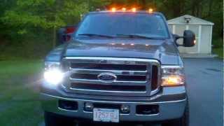 F350 Super Duty Atomic Led Roof Lights and Mirror Mod [upl. by Bahr433]