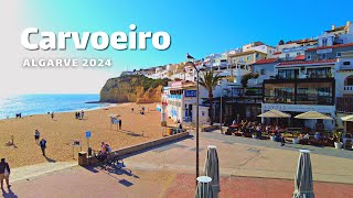 🇵🇹 Carvoeiro warm winter without people – February 2024 – 4K [upl. by Kcirad]