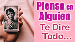 PIENSA en ALGUIEN y TE DESCUBRO TODO SOBRE ÉL o ELLA 💥💝❓ Tarot Amor Interactivo y Canalización [upl. by Adnahsat564]