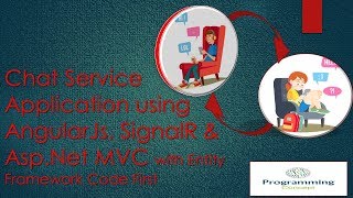 Chat Service Application with AngularJs SignalR ASPNET MVC [upl. by Wagstaff]