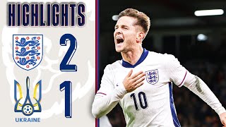 England U21 21 Ukraine U21  McAtee Late Brace Completes Young Lions Comeback  Highlights [upl. by Chor12]