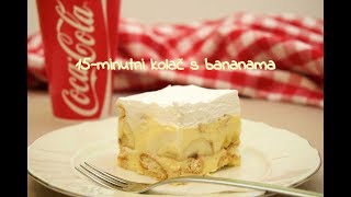 15minutni kolač s bananama • ReciPeci Sandre Gašparić [upl. by Torrlow]