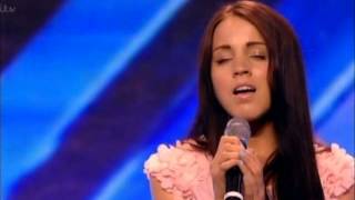 X FACTOR 2013 STAGE AUDITIONS  MELANIE McCABE  TITANIUM by DAVID GUETTA [upl. by Yrojram276]