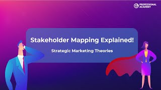 Stakeholder Mapping explained  Strategic Marketing Theories [upl. by Rma942]