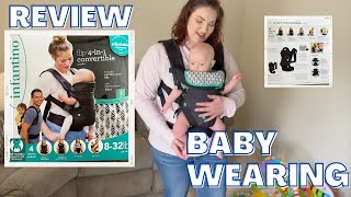 Infantino Flip 4 in 1 Baby Carrier ReviewOverview  Tutorial [upl. by Bakki]