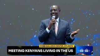 quotHata mkiniita Zakayo SISHUKIquot ARROGANT RUTO tries to justify overtaxing Kenyans at diaspora meeting [upl. by Adnamahs]