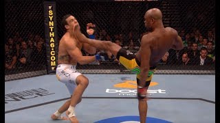 Anderson Silva Top 5 Finishes [upl. by Ivana992]