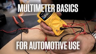 Multimeter basics for automotive use  Hagerty DIY [upl. by Eddina]