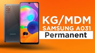 REMOVE KG Samsung A315F Completo Sem Relock [upl. by Aitak]